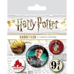 Set de suveniruri Pyramid International BP80486 Harry Potter (Core Gryffindor) Badge Pack