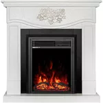 Șemineu electric ArtFlame Auren & Cris, 950x930x270mm, Alb