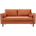 Диван Trendy Roma Portocaliu, 90x70x175cm (2 locuri)