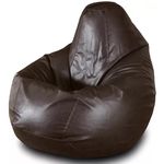 Кресло-мешок BeanBag BM0567, Груша из глянцевой экокожи Max, L, Коричневый