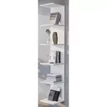 Офисный стеллаж Bofigo Книжный шкаф, 34,6x31,5x180 см, Белый (15-07-01)