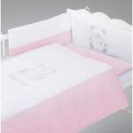 Lenjerie de pat pentru copii Klups C-5 H167 Постель Sweet Bear роз