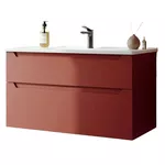 Dulap pentru lavoar Orka Messina 100 Tuscan Red
