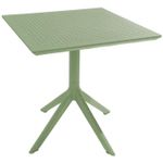 Mobilier pentru grădină Rainbow Masa Rita (fixed)+Silva H verde