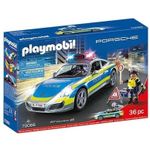 Mașină Playmobil PM70066 Porsche 911 Carrera 4S Police - White