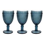 Veselă pentru băuturi Tognana 53021 Set pocale pentru vin Dorico 3buc, 310ml, albastru