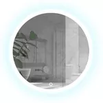 Oglindă baie Uniplast LM-209.6060 (rotunda cu janta) 60x60 cm IP44