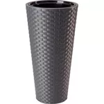 Цветочный горшок Form Plastic 3850-014 Rattana Slim 79 cm, antracit