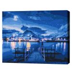 Картина по номерам BrushMe BS52595 (în cutie) Auroră boreală