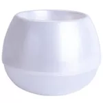 Ghiveci pentru flori Aleana 116008 Sphere d10, alb perlat