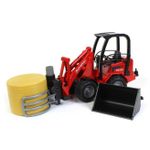 Машина Bruder 2192 Încărcător Schaffer cu cleste pentru baloți rotunzi, 43231