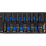 Набор головок, бит, насадок Hoegert HT7G129 головоки ударные глубокие 6гр., 10-32 мм, 15 предм.