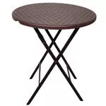 {'ro': 'Mobilier pentru grădină Hydro S Masa plianta rotunda Ratan, 60x74, Maro', 'ru': 'Садовая мебель Hydro S Круглый складной стол Ротанг, 60x74, Коричневый'}