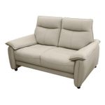 Диван Deco Barton cu 2 locuri piele naturala Grey (GD10)