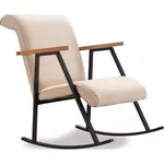 Fotoliu Trendy Balansoar Yoka-Crema 65x100x86cm (GTR003713)