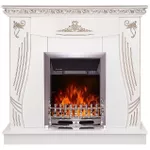 Камин электрический ArtFlame Napoli white & Gala silver