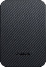 Acumulator extern USB (Powerbank) Pitaka Qi2 Black/Grey 10000MAH (PBQ2501)