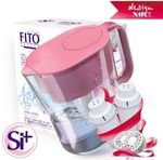 Cană filtrantă pentru apă Fito Filter FF-PERLA SI+ roz 2cart