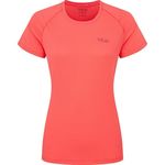 Одежда для спорта Rab Tricou dame Sonic Tee Hibiscus 12 (QBL-02-HIB-12)