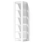 Офисный стеллаж Fabrik Home Belfort (550x1970x420) Белый ясень