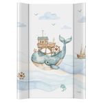 Accesoriu pentru înfășat Ceba Baby AGS-204-000-819 Saltea de infasat tare Ultra Light Ocean Adventure 70x50cm