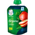 Gerber пюре Органик яблоко 4 мес, 90 гр