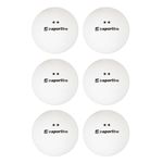 Мячи для настольного тенниса (6 шт.) inSPORTline Elisenda S2 21567-1 white (7467)