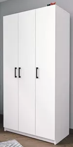 Шкаф Nex Home Распашной, 3 двери 180x47x120 см, Белый (26-02-01)