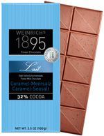 Ciocolată fină cu lapte și caramelă și sare de mare Weinrichs 1895 100g