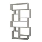 Офисный стеллаж Trendy Karmato, alb 96x168x25cm, raft de carti