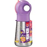 Cană cu pai Maped 873002 Sticla Miniz Iepure, 350ml, violet