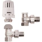 Запорная арматура HERZ Set robinet cu cap termostat + retur 1/2