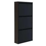 Raft pentru încălțăminte Trendy 3 Piece Metal-Black, 50x103x15cm