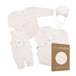 Детская одежда New Baby 41163 набор одежды для новорожденных 4 ед Sweet Bear beige