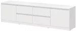 Comodă TV MebelStar NEO 4S2D 200x43x53 White (MBS-1260)