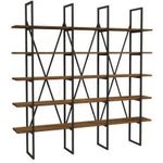 Raft de birou Trendy Beylerbeyi, Nuc, raft de carti