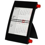 Accesoriu pentru birou Rido Ide Calendar de masa trimestrial desktop 2024 11x18,3 cm Red