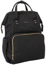 Geanta pentru mame KikkaBoo Siena Black & Gold