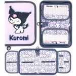 Школьный пенал Promstore 56792 Пенал 21x14x3,5 см Bambino Kuromi, фиолетовая, текстиль