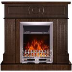Șemineu electric ArtFlame Ambasador & Galileo silver, 978x1048x300 mm, Wenge