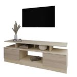 Comodă TV Smartex (16550) Т9 200cm TV Ivory+Stejar Deschis