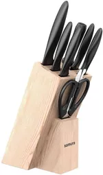 Set cuțite Samura MOJO set 6 cutite, 1 foarfeca, 1 musat, 1 suport (SMJ-0280B)