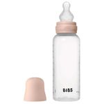 Cană cu pai BIBS 50171244 Biberon din plastic anticolici Blush cu tetina din silicon 3+ luni, 270 ml