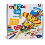 Набор для творчества Carioca 56440 Set creativ Create&Color 3Dpuzzle Jet Junior cu carioci 10 buc