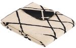 Textile de casă Ibena 3579/380 Jacquard Decke Palin Beige/black