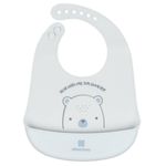 Слюнявчики Kikka Boo 31303030044 Baveta din silicon Bear With Me Blue