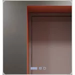 Oglindă baie Bayro Moon 700x800 LED tactil, neutru, încălzit, ceas, termometru