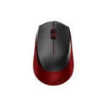 Wireless Mouse Genius NX-8000S, 1200 dpi, 3 buttons, Ambidextrous, Silent, BlueEye, 1xAA, Black/Red