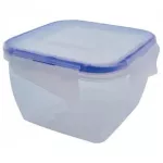 Container alimentare Aleana 167052 cu inchidere ermetica, patrat, 0.9 l, transparent
