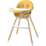 Scaun de masă 4Play Feeding Yellow